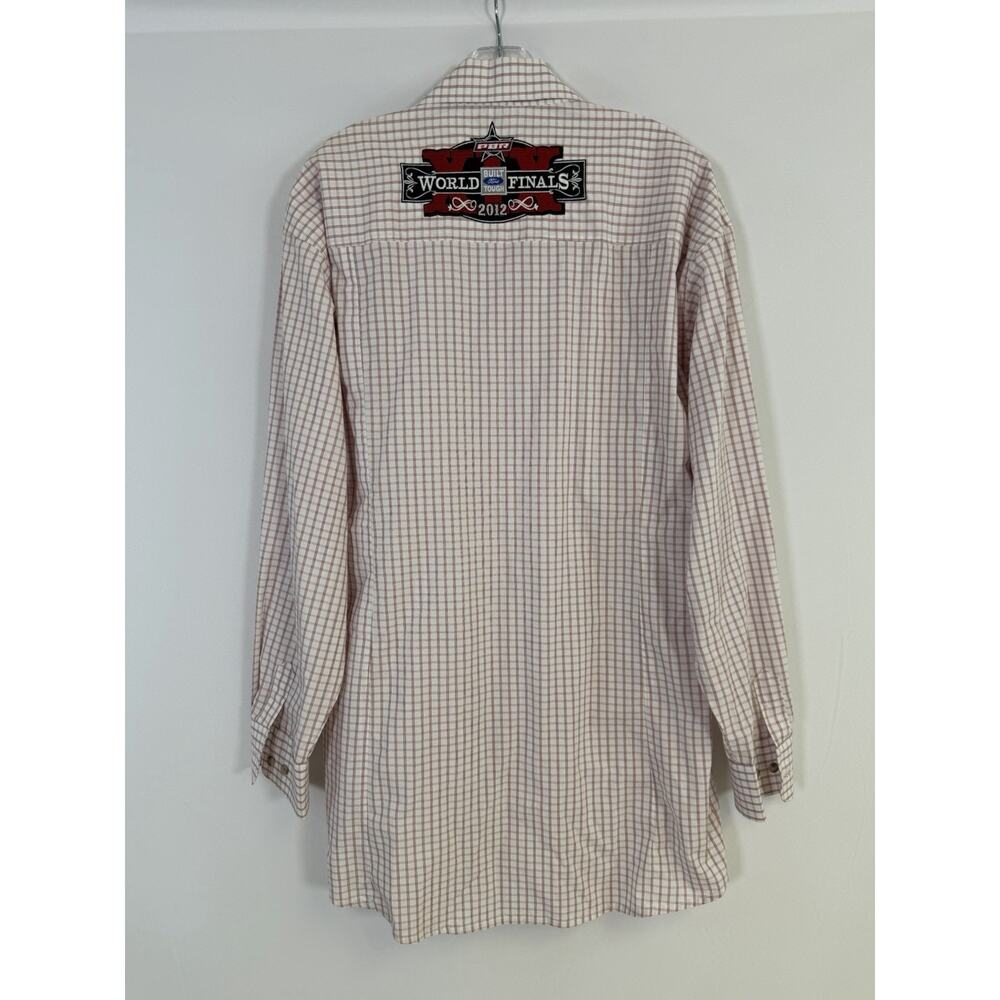 Pro Bull Riding Wrangler Western Button Up Shirt Mens L PBR World Championships